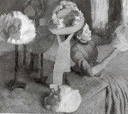 Edgar Degas The Millinery Shop oil painting reproduction